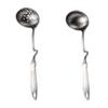 ZISIZ Stainless Steel Hotpot Slotted Spoon 3-Pack