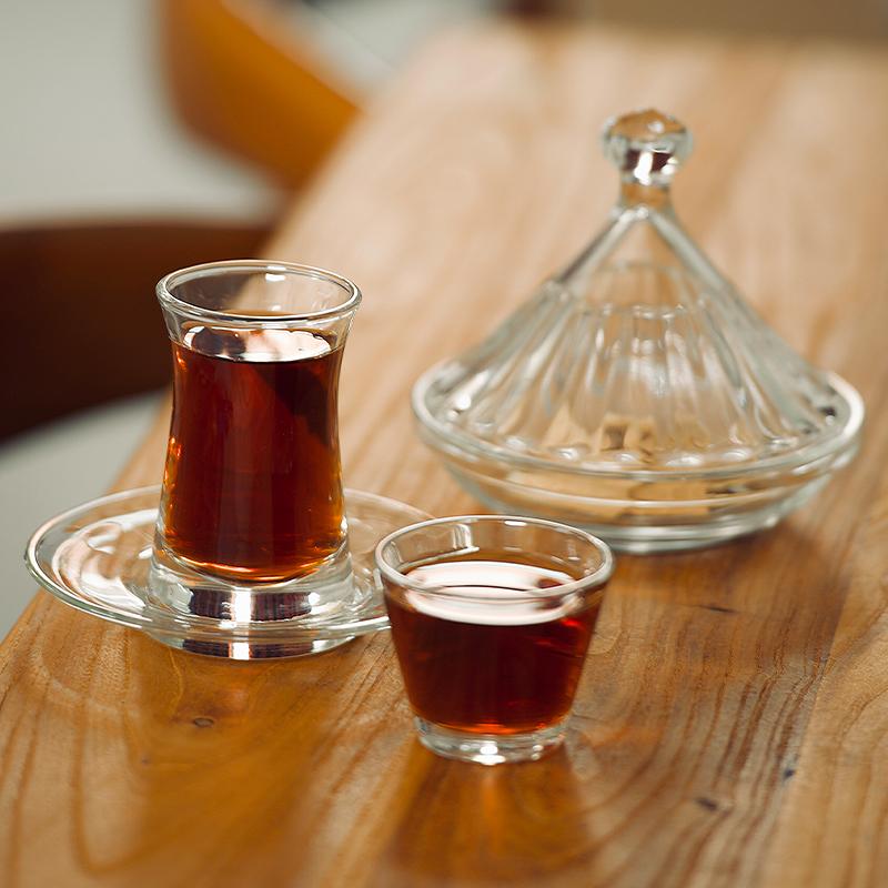 Coffee shop tasting plate, commercial cake display plate with lid, glass tasting dessert, creative bread, glass cover