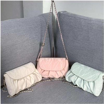 Borsa Nuvola Plissettata Preppy Borsa a Mano Design di Nicchia Femminile Estiva a Spalla Sottoascellare Borsa a Tracolla