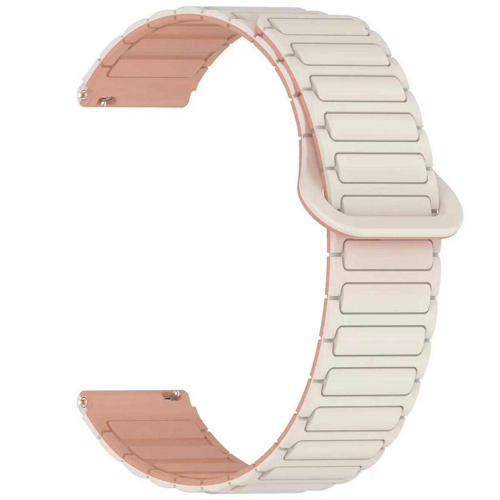 18mm 20mm 22 Mm Magnetic Coil For Samsung Galaxy Watch 7 6 5 4 5Pro 6 4 Classic Silicone Loop For Huawei Watch GT5 5Pro 46mm