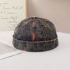 Frayed Edges Denim Docker Cap Cotton Polyester Blend Distressed Denim Hat  Men Women