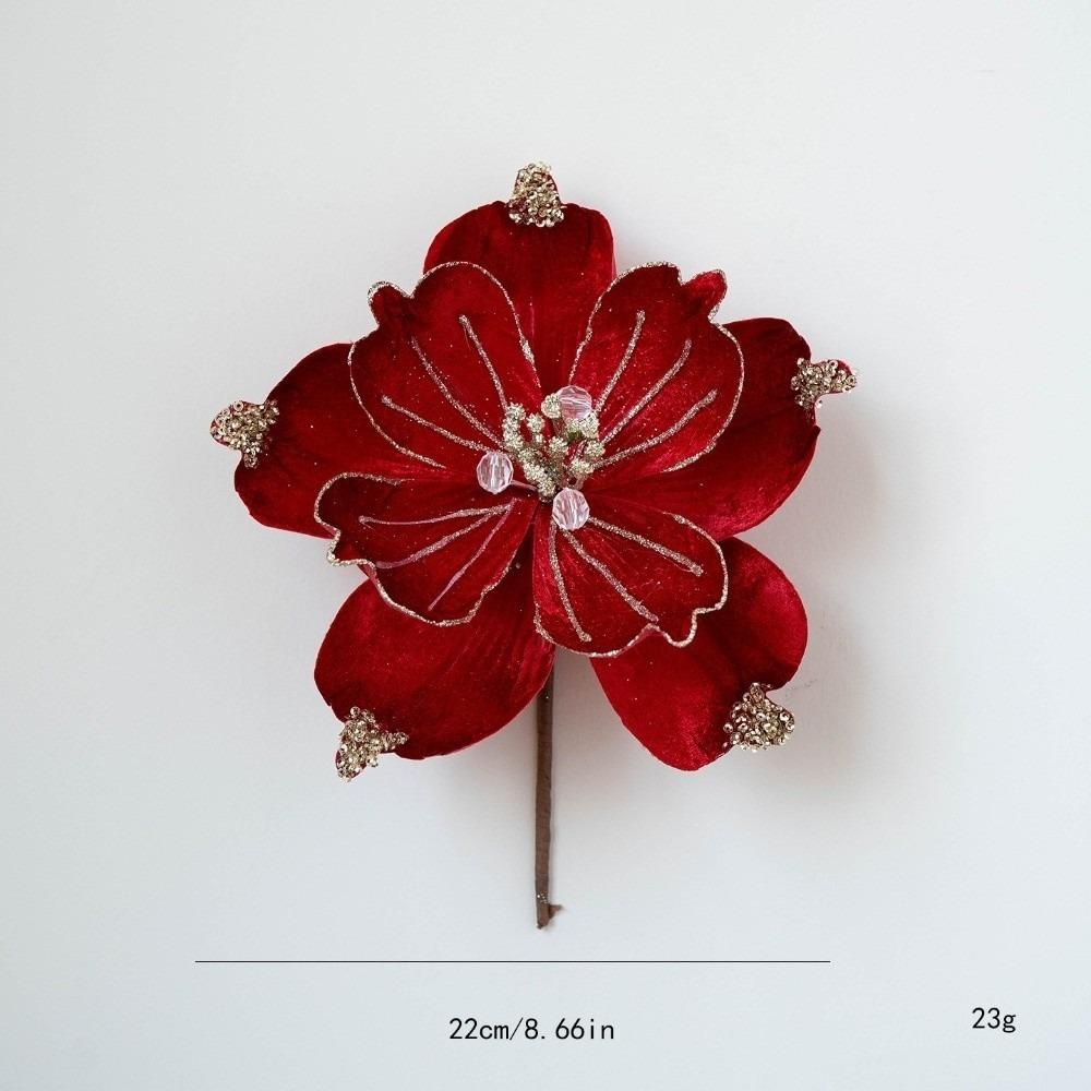 Magnolienblüte Weihnachtsbaumschmuck Simulation Weihnachtsbedarf Weihnachtsbaumanhänger Heimdekoration