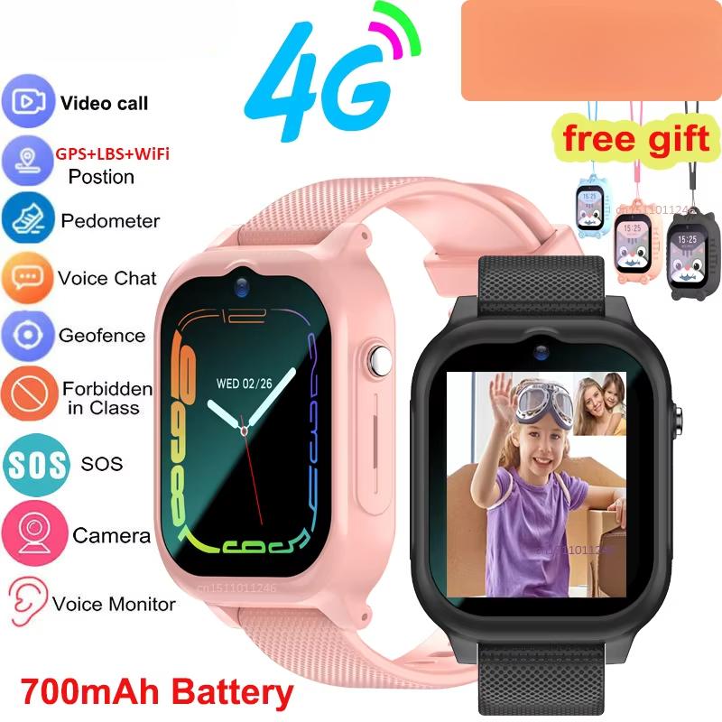 New 4G Smart Watch Kids GPS WIFI Video Call SOS Child Smartwatch Camera Monitor Tracker Location Phone Watch Boys Girls Gifts