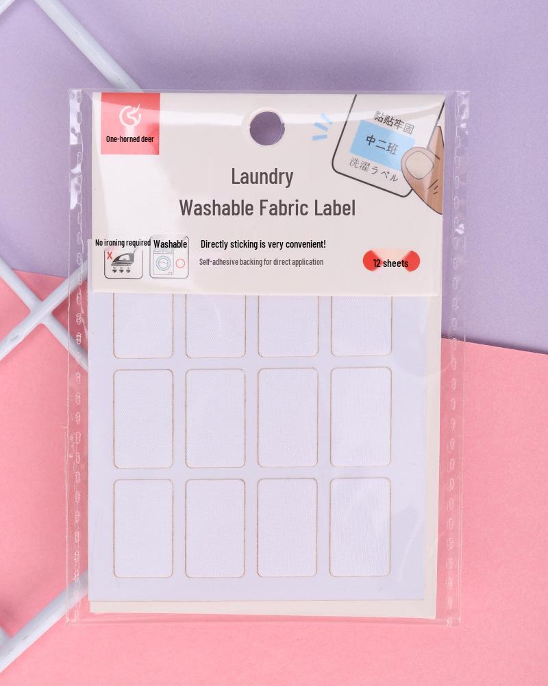 Washable Name Stickers: Self-Adhesive Clothing Labels for Kids, Perfect for Kindergarten and School Supplies