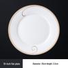 Hotel Restaurant Ceramic Tableware Set: Plates, Bowls, Cutlery, Chopsticks for Private Rooms - 7 or 8 Pieces
