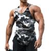 Gilet Camouflage Sans Manches à Col en U pour Homme 2025 pour Sports de Plein Air et Fitness