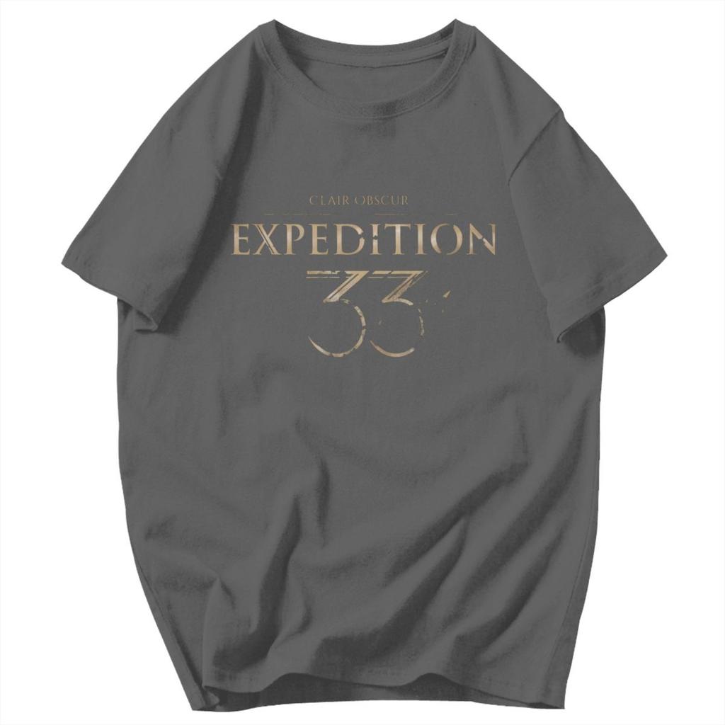 Men T Shirt Clair Obscur Expedition 33 Video Game Idea Y2K Graphic Tees Unisex Clothing T Shirts