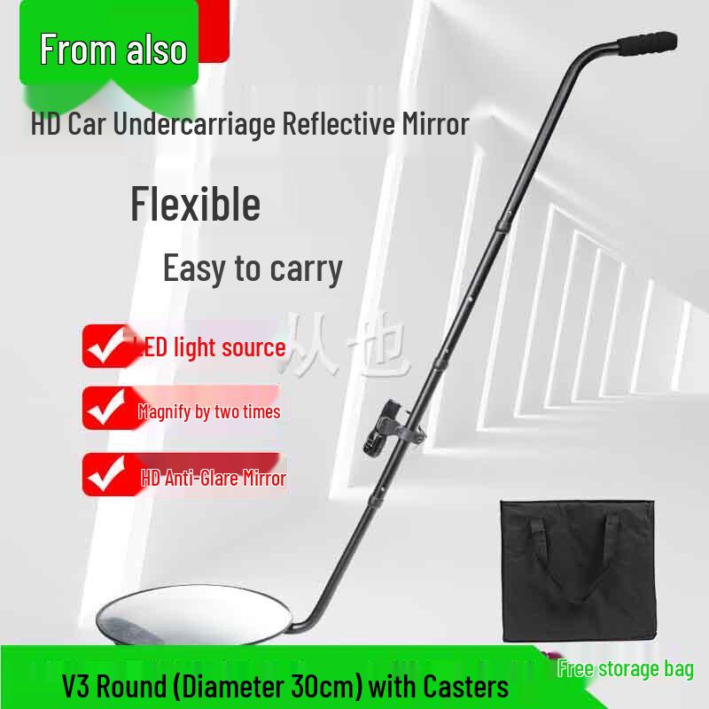 Portable Under-Vehicle Inspection Mirror