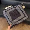 New 71 * 71cm Korean version small square scarf women's silk scarf spring and summer thin sunscreen scarf neck protection tied bag headband scarf