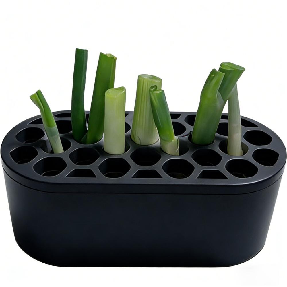 Multifunctional Planting Basket Breathable Plant Containers Modern Hydroponic Flower Pot  Kitchen чёрный
