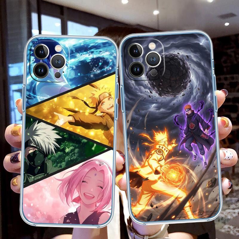 LO77 Naruto Uzumaki Soft Shell Transparent Phone Case for Samsung Galaxy A04 A04S A14 A23 A34 A54 M23 M33 M52 M53