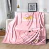 1 Stück Winnie Puuh & Ferkel Rosa Kuscheldecke Gemütliche Wohnkultur, Sofabezug, Outdoor, Geschenk, Weiche Decke für Schlafzimmer, Wohnzimmer, Reise