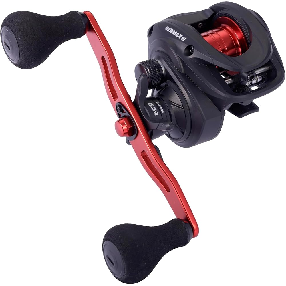Abu Garcia Red Max Boat Kawatagi Tai Rubber Baitcasting Reel Fishing Gear