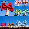 Helmet Accessories Bow Ribbon Decoration Double-layer Strong Fixation Cute Bowknot Accessories For Electric Motorcycle