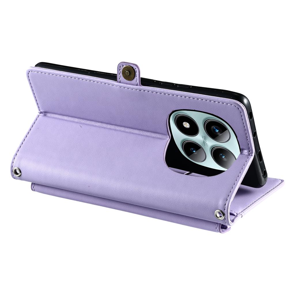 Crossbody Cards Slot Wallet Flip Leather Phone Case For Xiaomi Redmi Note 15 Pro Plus 14 13 12 11 14C Pocket Hand Strap Cover
