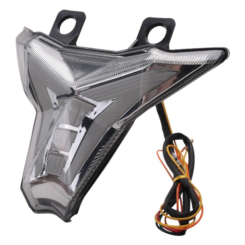 L10A Motorcycle Tail Light LED Rear Brake Turn Signals For Kawasaki Z250 Z400 Z1000 Ninja ZX-10R ZX-6R 2014-2025