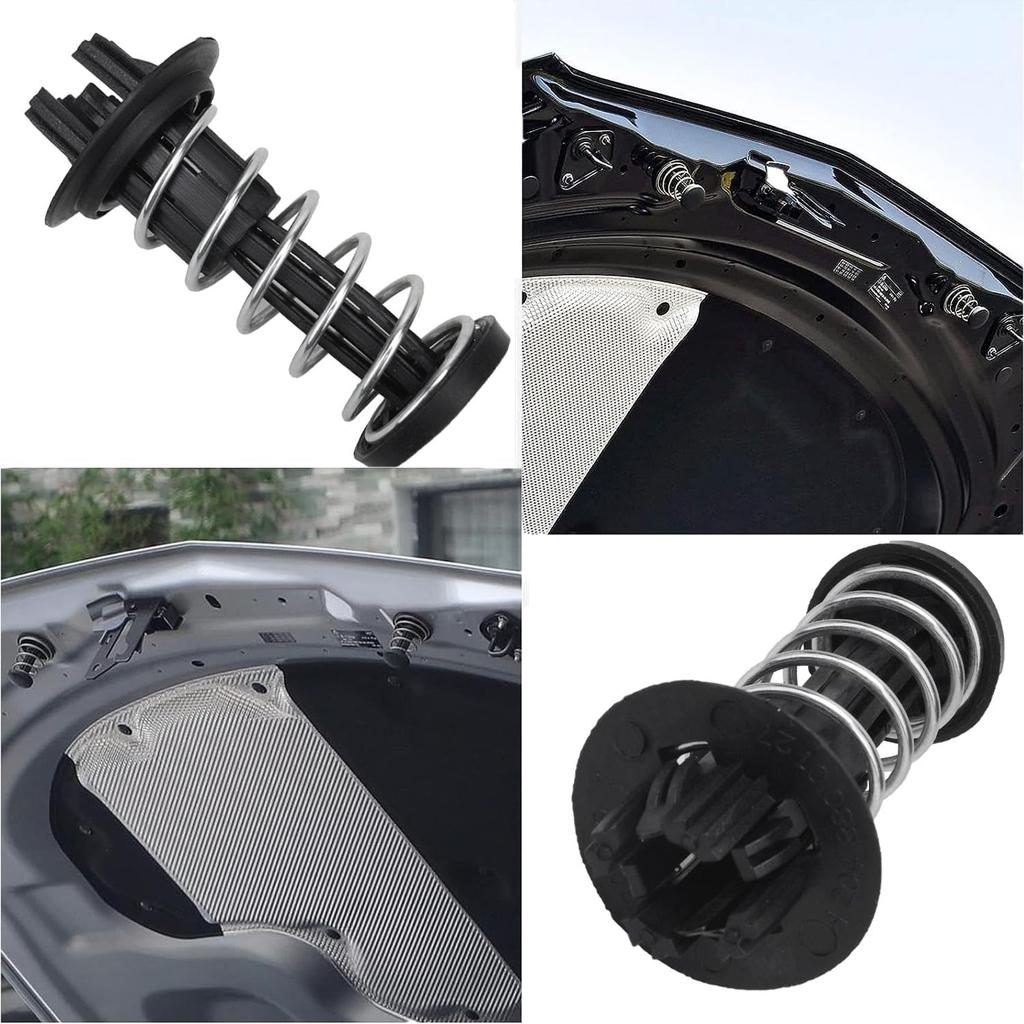 2Pcs Hood Catch Spring Safety Engine Hood Spring Compatible With 2008-2015 M-Ercedes W204 W212 X204 C300 C350 A2048800227