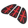 3x Fuel Petrol Tank Custom Knee Pads Union Jack For Bonneville Bobber Scrambler