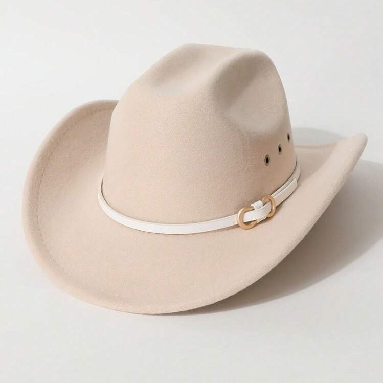 

JYL TS DIY 9.5см Поля Шляпы Кольцо Верх Шляпа Федора Войлок beige_M(56-58cm） слоновая кость