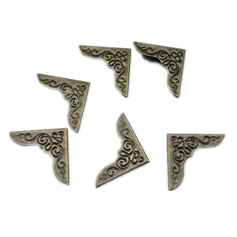 Bronze Chinese Corner Protectors for Furniture and Wooden Boxes
