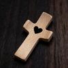American Black Walnut Wood Cross Handle Piece - Easter Gift