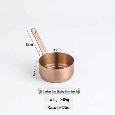 Wutuo Stainless Steel Sauce Cup with Handle