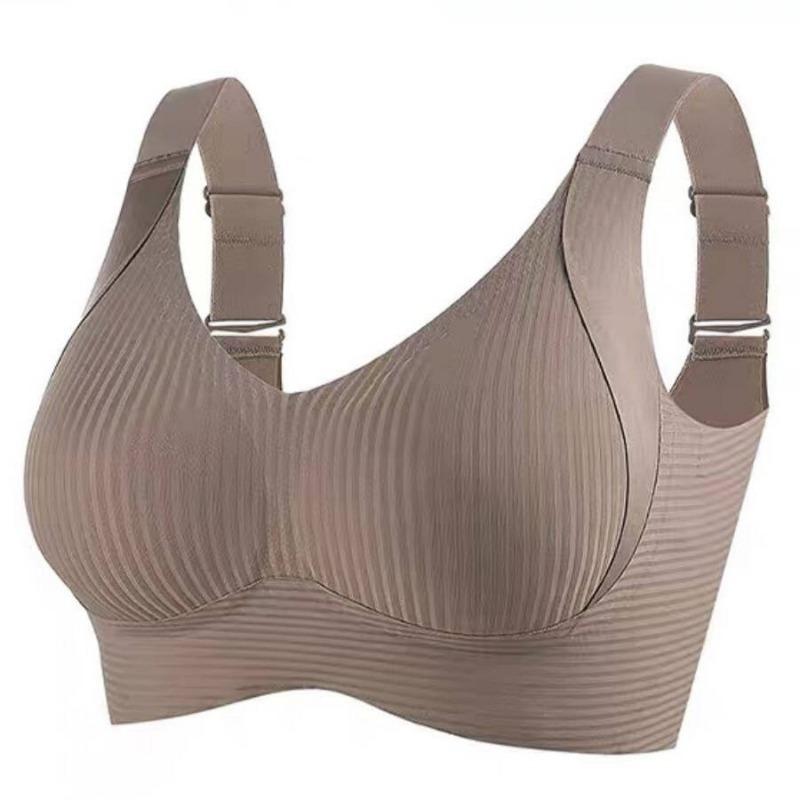 Plus Size Shaping Breathable Wireless Bra For Large Bust Women Anti Sagging