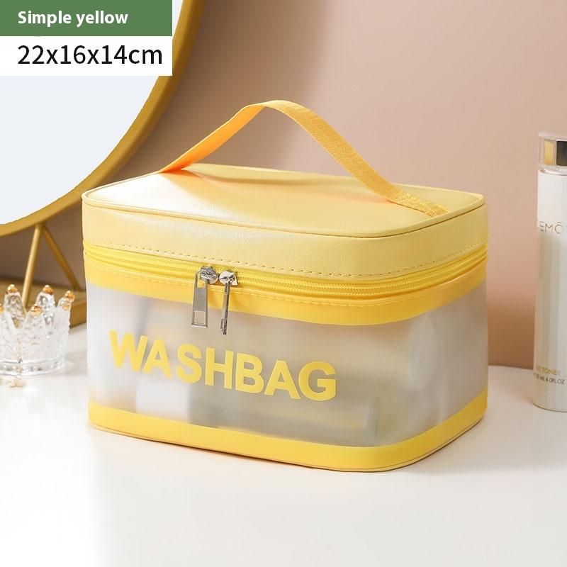 Geantă cosmetică de mare capacitate, de mare valoare, pentru femei, geantă de călătorie portabilă, geantă de înot, produse de îngrijire a pielii, geantă de toaletă