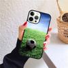 Football Field Green Phone Case for iPhone 17 Air 16 PRO MAX 15 14 PLUS 12 11 13 Back Cover Fundas Shell Coque