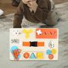 Busy Board Sensory Activity Portable Hand Eye Coordination Interactive Wooden Boys Girls