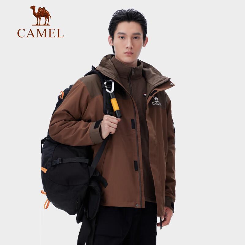 Camel 3-in-1 Unisex Mountaineering Jacket A34CATR808 L