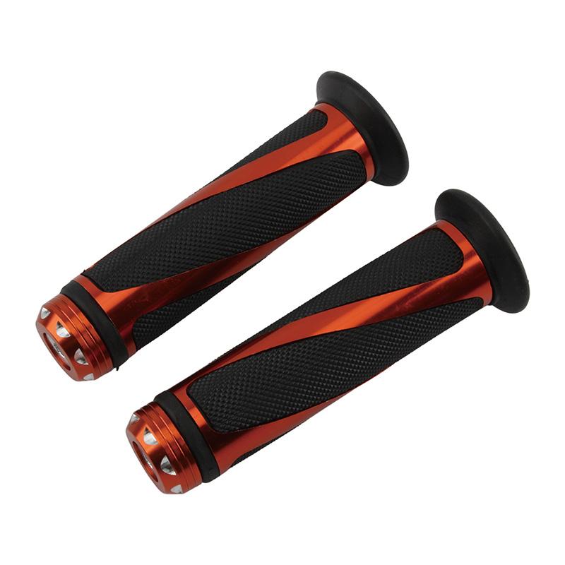 Universal Motorcycle Handle Handlebar Hand Bar Grip 7/8 22mm For Kawasaki Honda Yamaha Suzuki Benelli Ducati