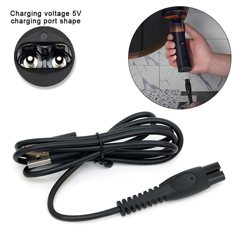 1/3/5Pcs Hybrid Electric Shaver Accessories For Norelco Oneblade Qp2724 Qp2834 Qp1424 Qp1324 Qp1924 Qp4631 5V Usb Charger Cord