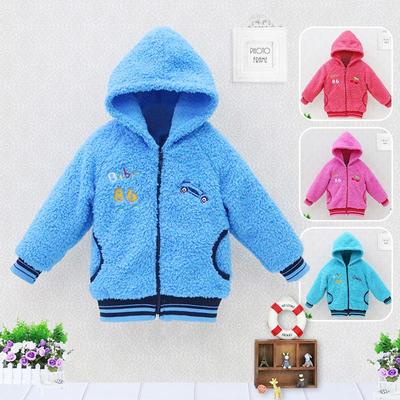 1 do 3 lat dzieci chłopiec i dziewczynka dziecko koralowe polarowe kurtki zimowe bluza z kapturem płaszcze