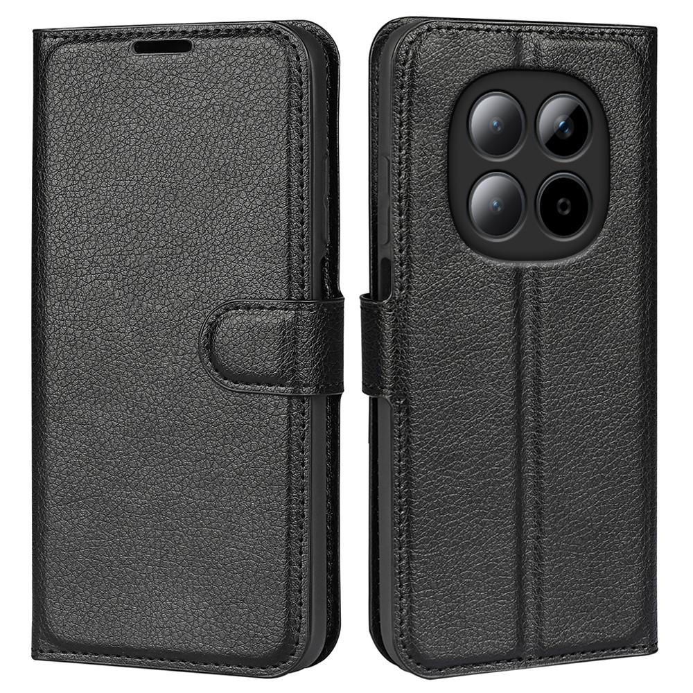Dla Xiaomi Poco M8 5G/Redmi Note 15 5G (Światowy) Etui Litchi Texture Shockproof Leather Portfel Telefon Pokrowiec