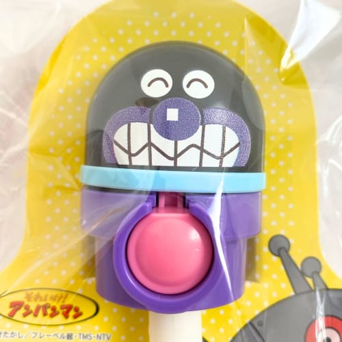 [Set of 5] Anpanman Museum Exclusive Plastic Bottle Caps (5 Straw Caps) - Anpan, Baikinman, Dokin-chan, Kokin-chan, Dadandan