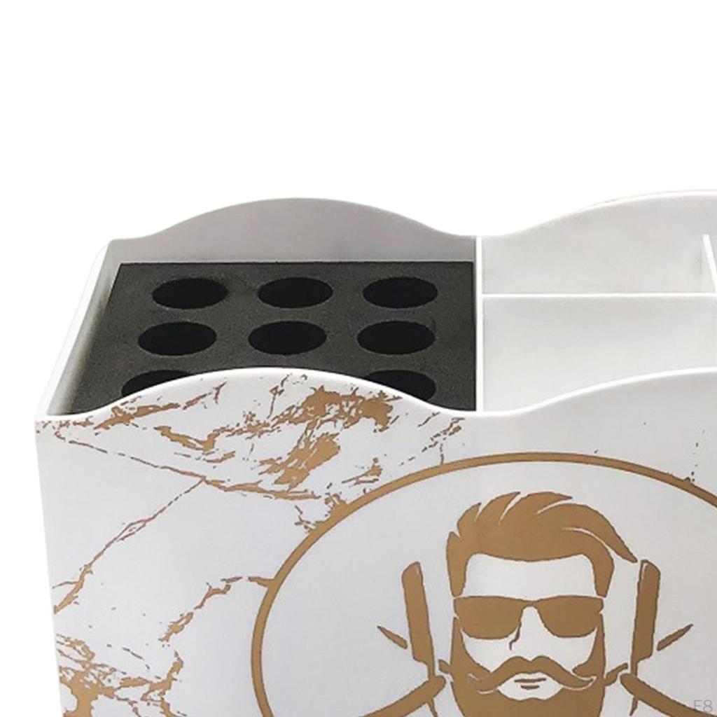 Hairdressing Tool Storage Box Removable Dressing Table Hair Clips Organizer for Scissors