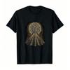 Unisexs Mayan Pyramid Geometric Print Crew Neck Tee Breathable Short Sleeve Casual Top For All Seasons Daily Wear