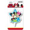 Mickey Mouse Minnie 2D Birthday Cake Candle