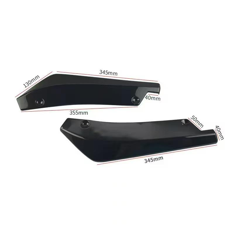 Universal Carbon Fiber Rear Diffuser and Corner Spats - Car Modification Accessories