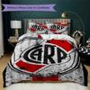 CA River Plate Pattern Bedding,Quilt Set Quilt Cover Pillowcase Home Birthday Gift(1 * duvet cover + 2 * pillowcase, without core)_lx