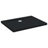 Shower Tray with Dots 90 X 70 X 4 Cm ABS Black