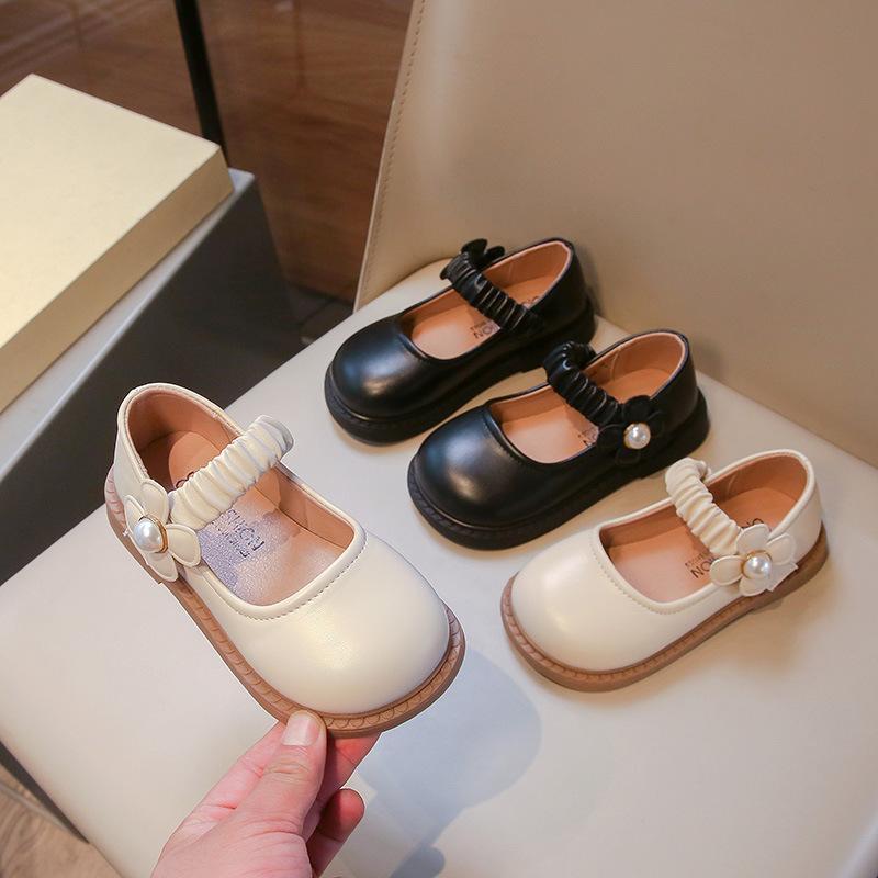 Simple Style Kids Oxfords For Girl Soft PU Leather Shoes Spring Autumn School Girls Casual Shoes Performance Flats