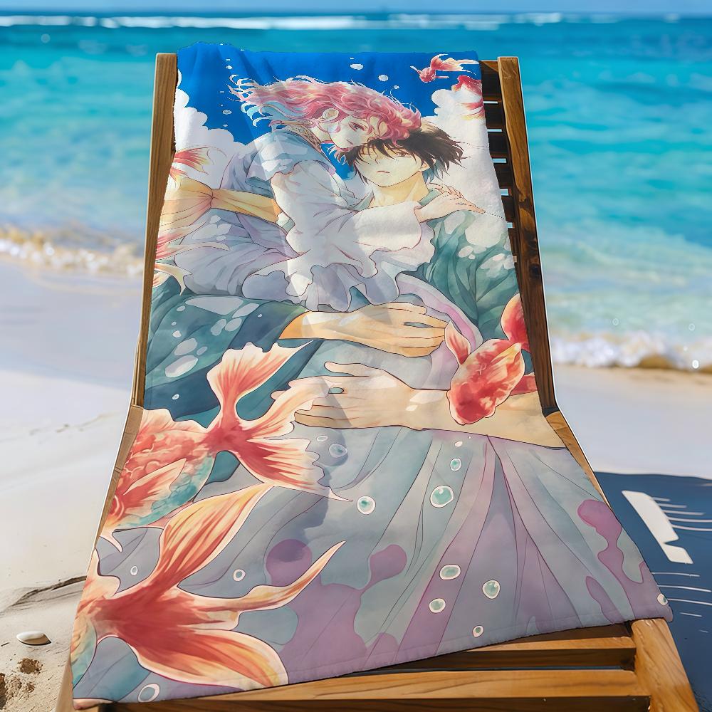 Anime Y-Yona of the Dawn-S Towel Sports Quick Dry Travel Camping Gear Sandproof Soft Light Large Beach Towel