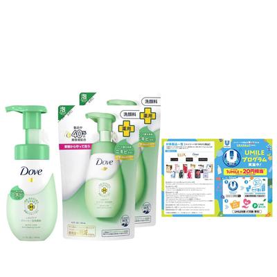 Dove Acne Care Creamy Foam Facial Cleanser Refill 150ml 125ml X 2 with Bonus + +