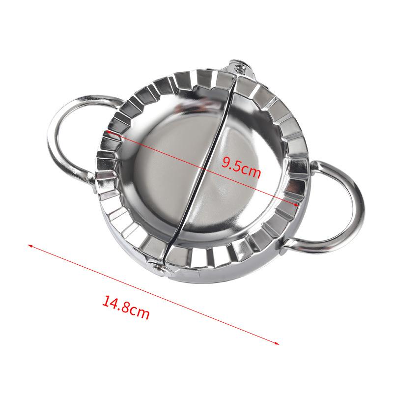 1Pc Dumpling Mold Maker Machine Dough Circle Roller Wrapper Cutter Stainless Steel Home Kitchen Baking Pie Pizza Pastry Tools