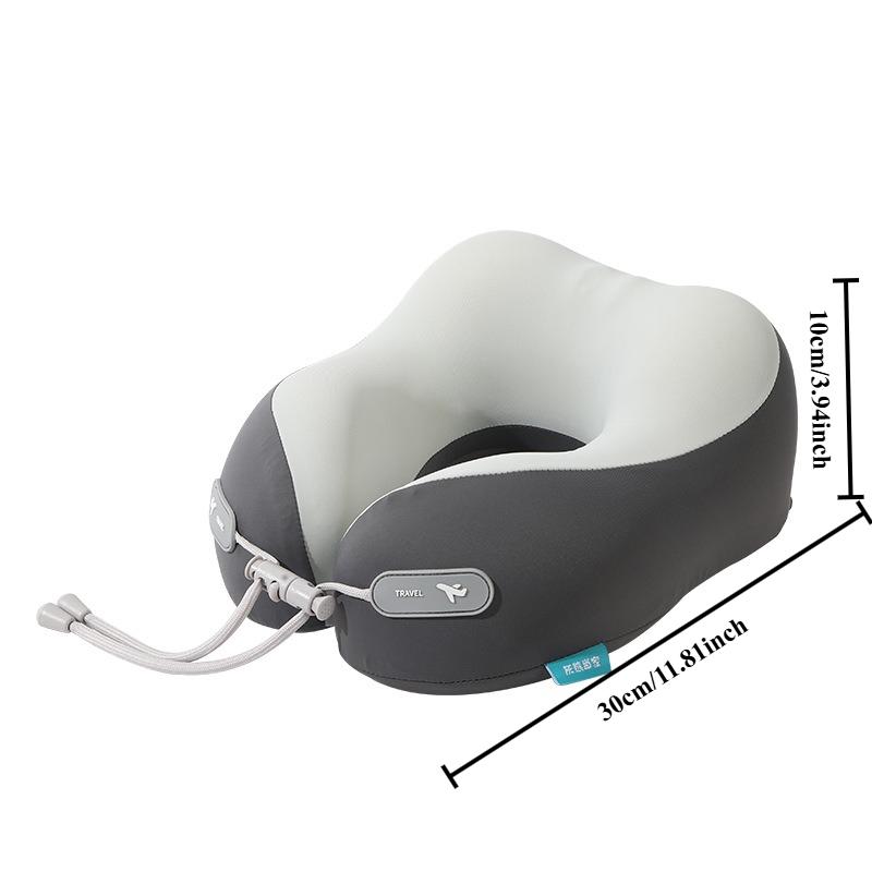 1pc Cool U-shaped Pillow Memory Foam Neck Pillow Portable and Storage Travel Neck Pillow Essential Travel Pillow for Trips