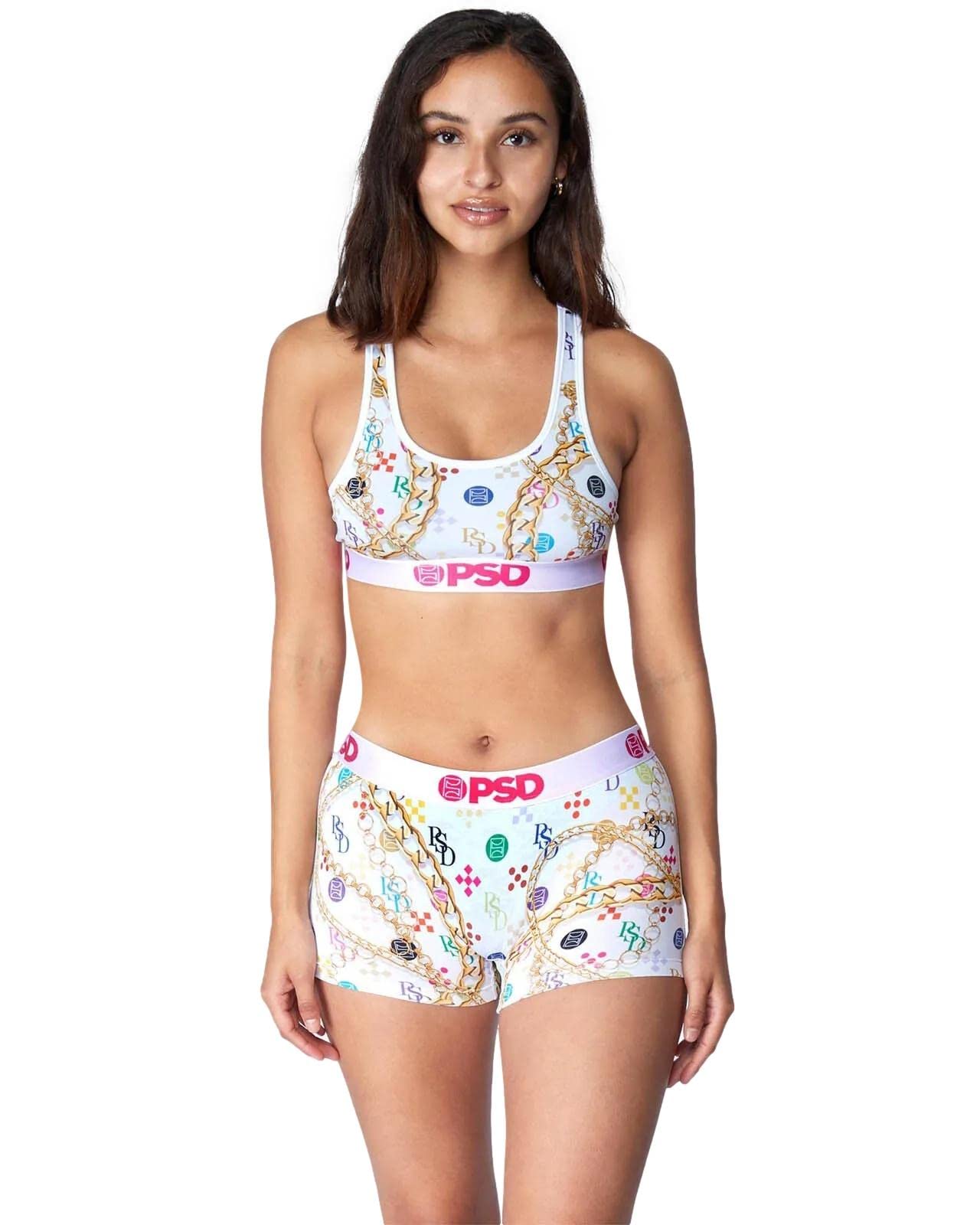 

Sports White [PSD] Bra, Women s,