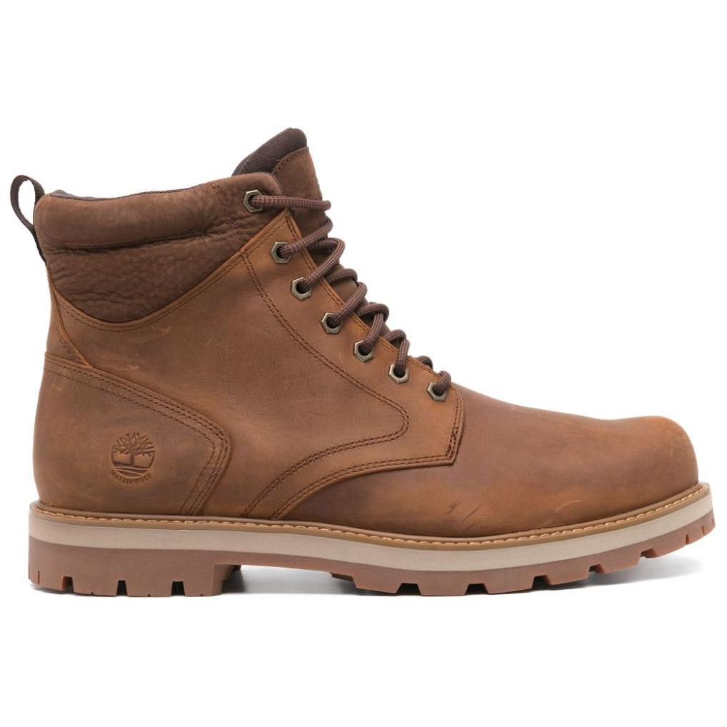Timberland Botines Cortos Cómodos Versátiles Botas de Hombre Marrón A69UHEM61