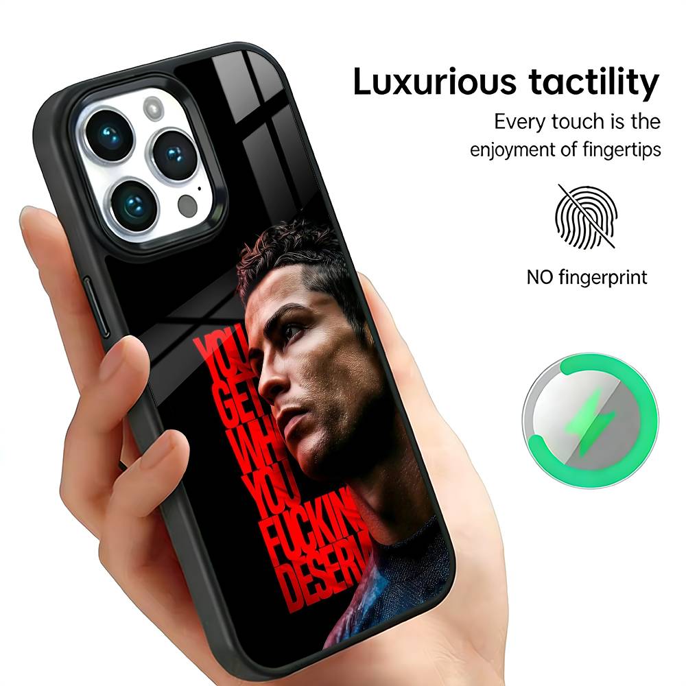 C-Cristiano R-Ronaldo Phone Case For iPhone17,16,15,14,13,12,11 Plus,Pro Max, New Magnetic Wireless Charging